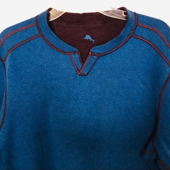 Tommy Bahama Reversible Long Sleeve Sweater Size: L - Picture 11 of 12